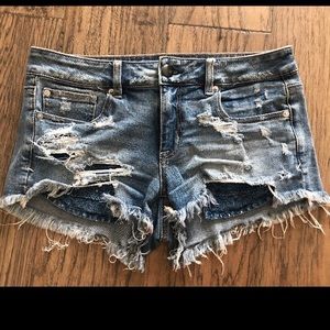 Denim shorts